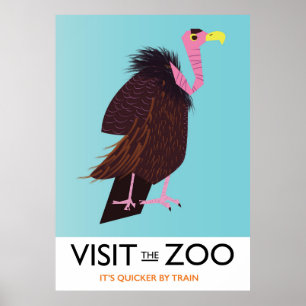 Besuchen Sie den Zoo Poster