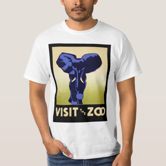 Besuchen Sie den Zoo T-Shirt (Vorderseite)