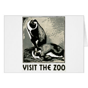 Besuchen Sie den Zoo - WPA Poster -