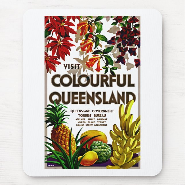 Besuchen Sie die farbenfrohe Queensland Mousepad (Vorne)