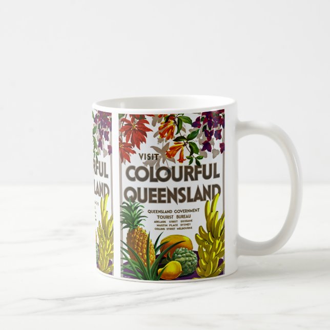 Besuchen Sie die farbenfrohe Queensland Tasse (Rechts)