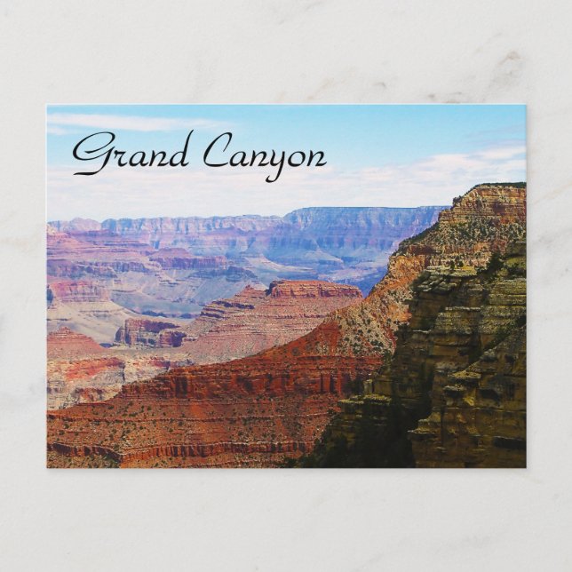 Besuchen Sie die Grand Canyon Post Card Postkarte (Vorderseite)