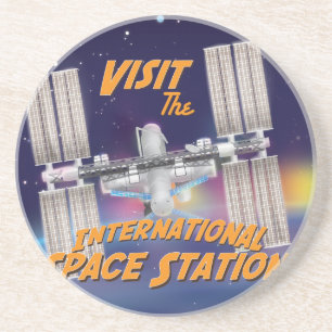 Besuchen Sie die Internationale Raumstation Untersetzer