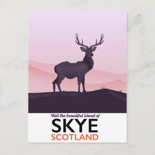 Besuchen Sie die schöne Insel Skye Postkarte