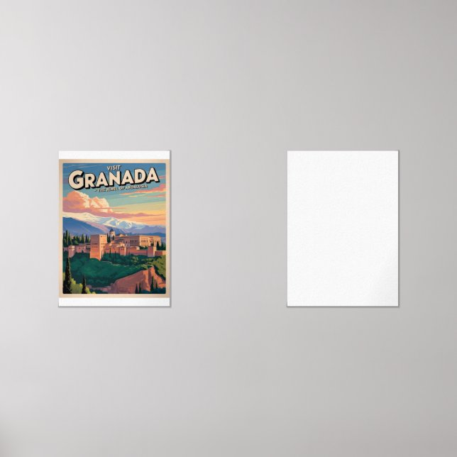 Besuchen Sie die Universität Granada Bilderwand Sets (Vorderseite)
