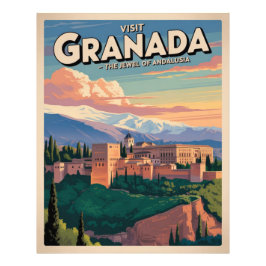 Besuchen Sie die Universität Granada Fotodruck