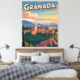 Besuchen Sie die Universität Granada Leinwanddruck