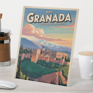 Besuchen Sie die Universität Granada Sockelschild