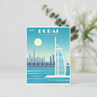 Besuchen Sie Dubai Reiseplakat