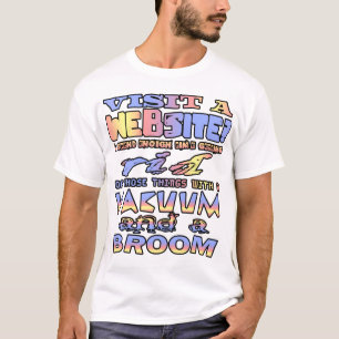 Besuchen Sie eine Website? Ich verbringe genug Zei T-Shirt