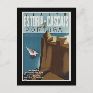 Besuchen Sie Estoril-Cascais Portugal Postkarte