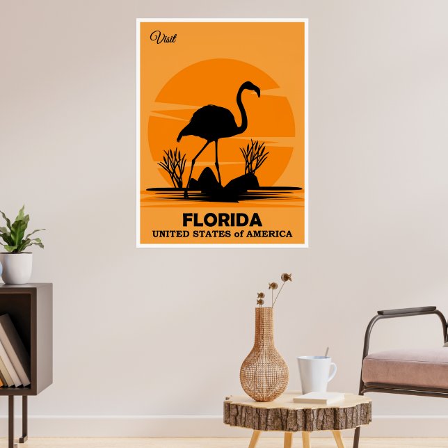 Besuchen Sie Florida, Reiseposter, Poster (Wohnzimmer 3)