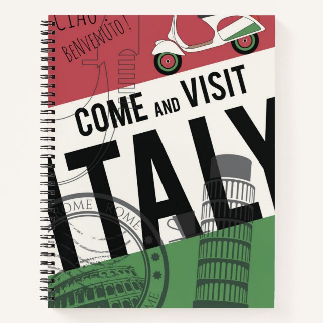 Besuchen Sie Italien Notizbuch (Vorderseite)