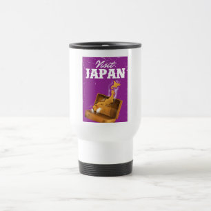 Besuchen Sie Japan Vintage-Reiseposter Reisebecher