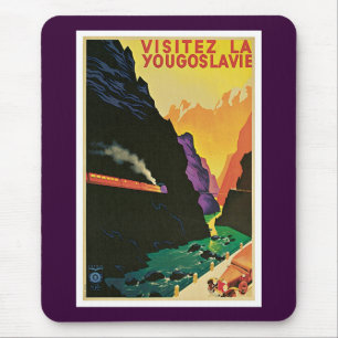 Besuchen Sie Jugoslawien Mousepad