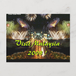 Besuchen Sie Malaysia 2008 ! Postkarte