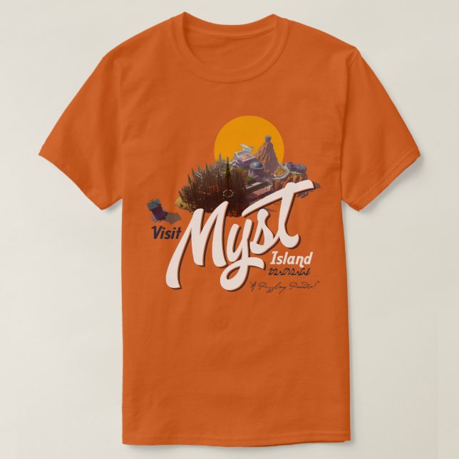 Besuchen Sie Myst T-Shirt (Design vorne)