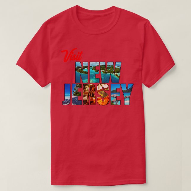 Besuchen Sie New Jersey T-Shirt (Design vorne)