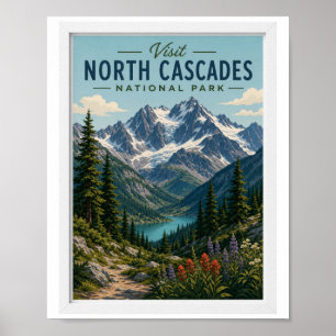 Besuchen Sie North Cascades National Park Reise Vi Poster