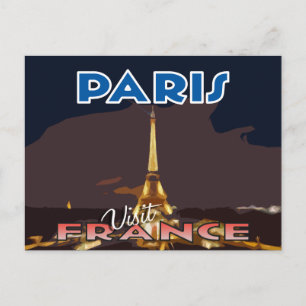 Besuchen Sie... Paris, Frankreich - Postkarte