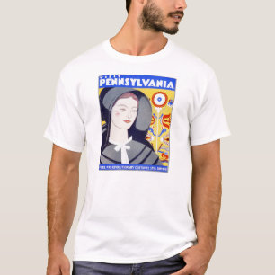 Besuchen Sie Pennsylvania - Vintage Poster T-Shirt