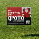 Besuchen Sie Santa, Foto - QR Code Queue Grotto Si Gartenschild<br><div class="desc">Dieses Schild ist perfekt für jeden,  der einen Besuch in Santa veranstaltet. Dieses Zeichen dient dazu,  Kunden zum Scannen eines QR-Codes zu bewegen,  um sich der Warteschlange anzuschließen,  um den Weihnachtsmann zu besuchen. Ideal für kommerzielle und einheimische Veranstaltungen.</div>
