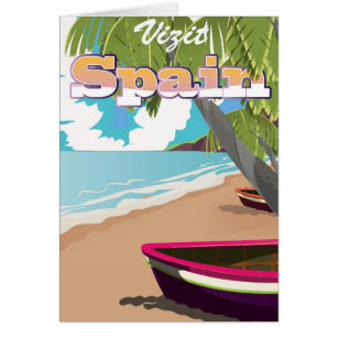 Besuchen Sie Spanien Reiseposter