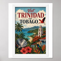 Besuchen Sie Trinidad und Tobago Reise Vintage