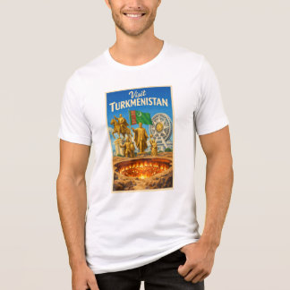 Besuchen Sie Turkmenistan - Reise T-Shirt Tri-Blend Shirt