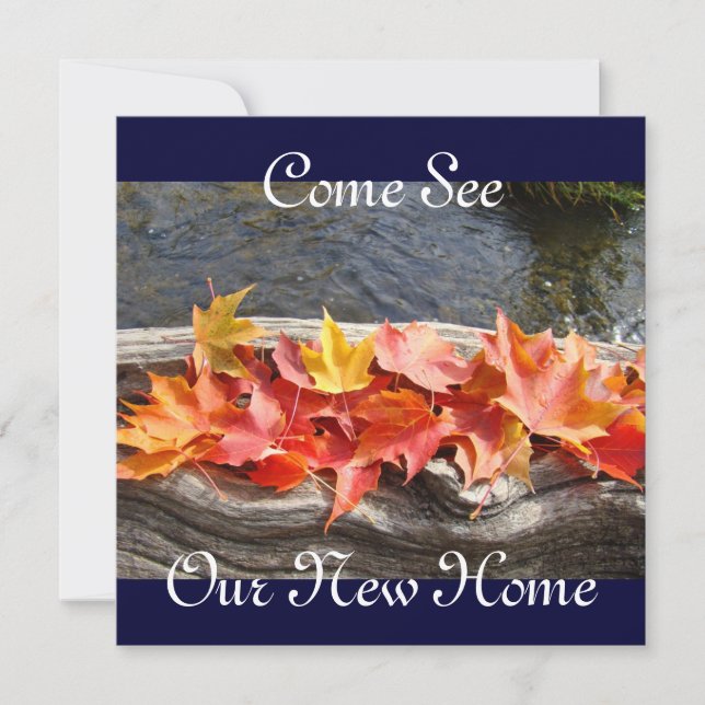 Besuchen Sie unser neues Open House Zuhause Einladung (Vorderseite)