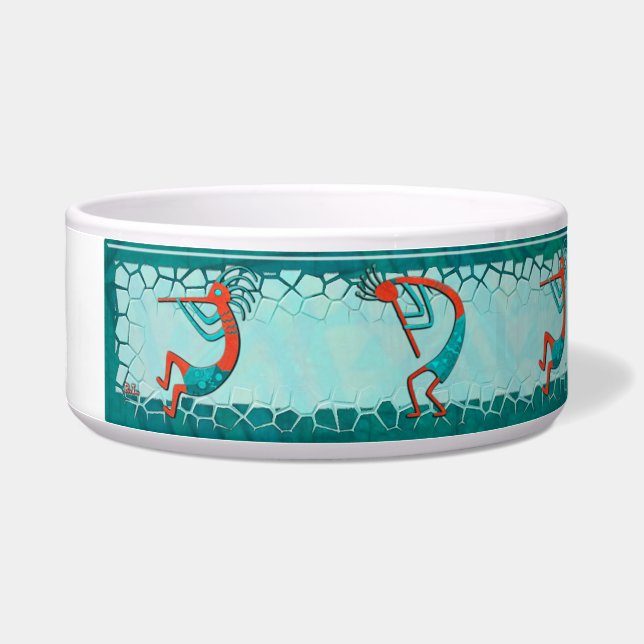 Besucher Anasazi Native Folk Art Napf (Links)