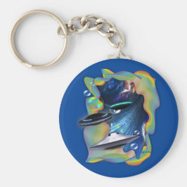 Besucher der Raumfahrt Schlüsselanhänger