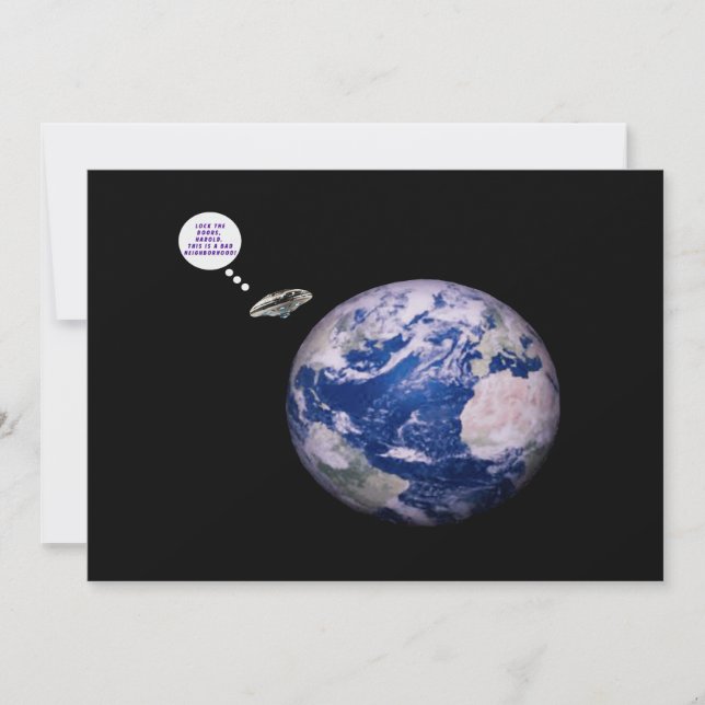 Besucher Humour Card Feiertagskarte (Vorderseite)