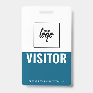 Besucher Moderne ID Individuelles Logo Abzeichen Ausweis