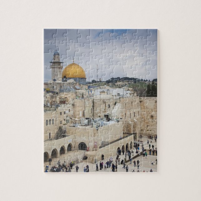 Besucher, Western Wall Plaza & Dome of the Rock Puzzle (Vertikal)