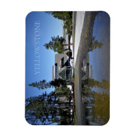 Besucherzentrum Yellowstone Nationalpark Wyoming Magnet
