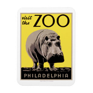 Besucht den Zoo Magnet