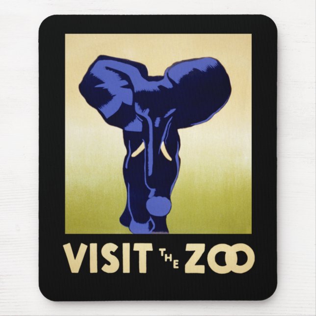 Besucht den Zoo Mousepad (Vorne)