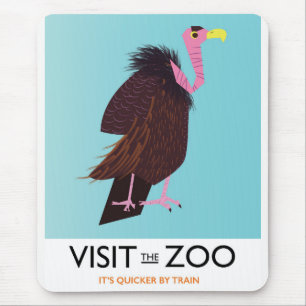 Besucht den Zoo Mousepad