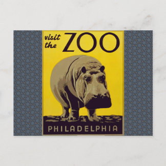Besucht den Zoo!! Postkarte