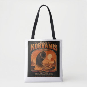 Besucht Korvanis – Vintage-Reiseplakat für einen W