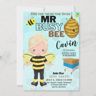 Besy Bee 2 Andere Einladungskarte zum Geburtstag Einladung
