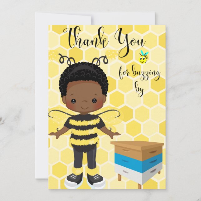 Besy Bee Danke-Card Einladung (Vorderseite)