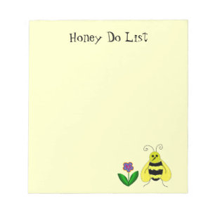 Besy Bee Honey Do List Notizblock