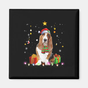 Bet Hound Dog Tree Weihnachten Weihnachten Weihnac Magnet