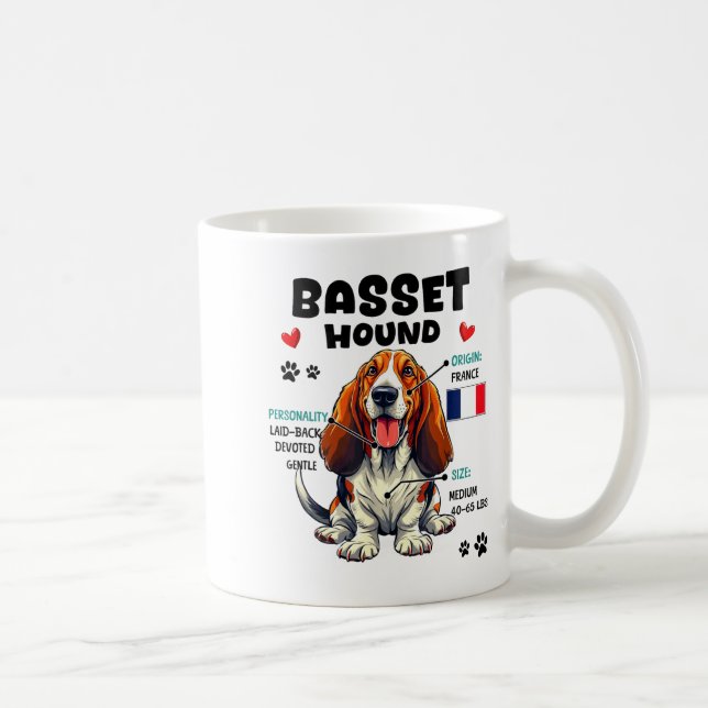 Bet Hound Owner Funny Bet Hound Lover  Kaffeetasse (Rechts)