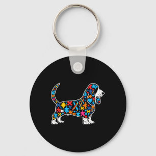 Bet Hound Puzzle Autismus-Bewusstsein Autistische Schlüsselanhänger