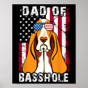 Bet-hound Vatertag Geschenk Dad Von Bhole Hund 4. Poster
