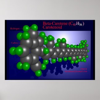 Beta-Carotin (Druck) Poster