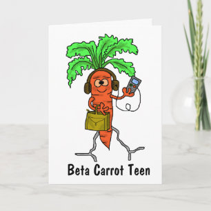 Beta Carrot Teen Funny Ostercard Anpassen! Feiertagskarte